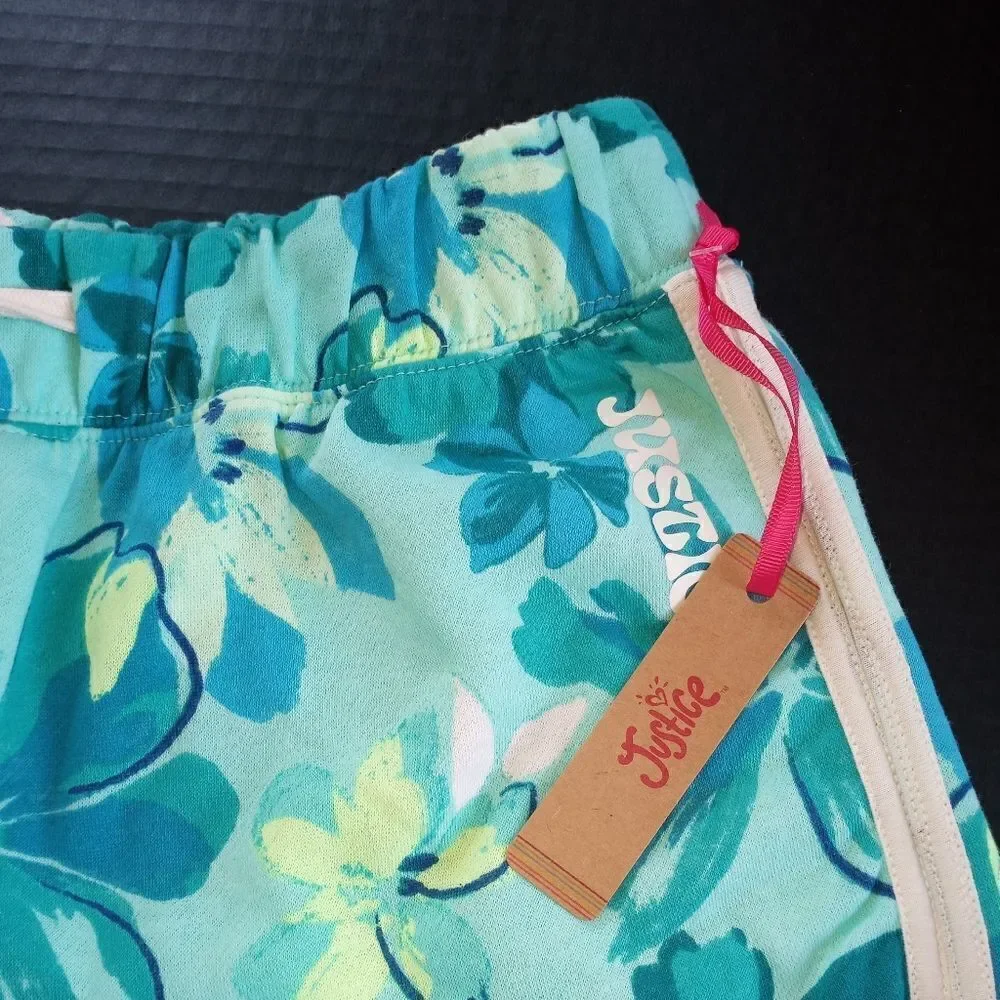 Justice Girls Dolphin Fleece Running, Lounge Shorts
